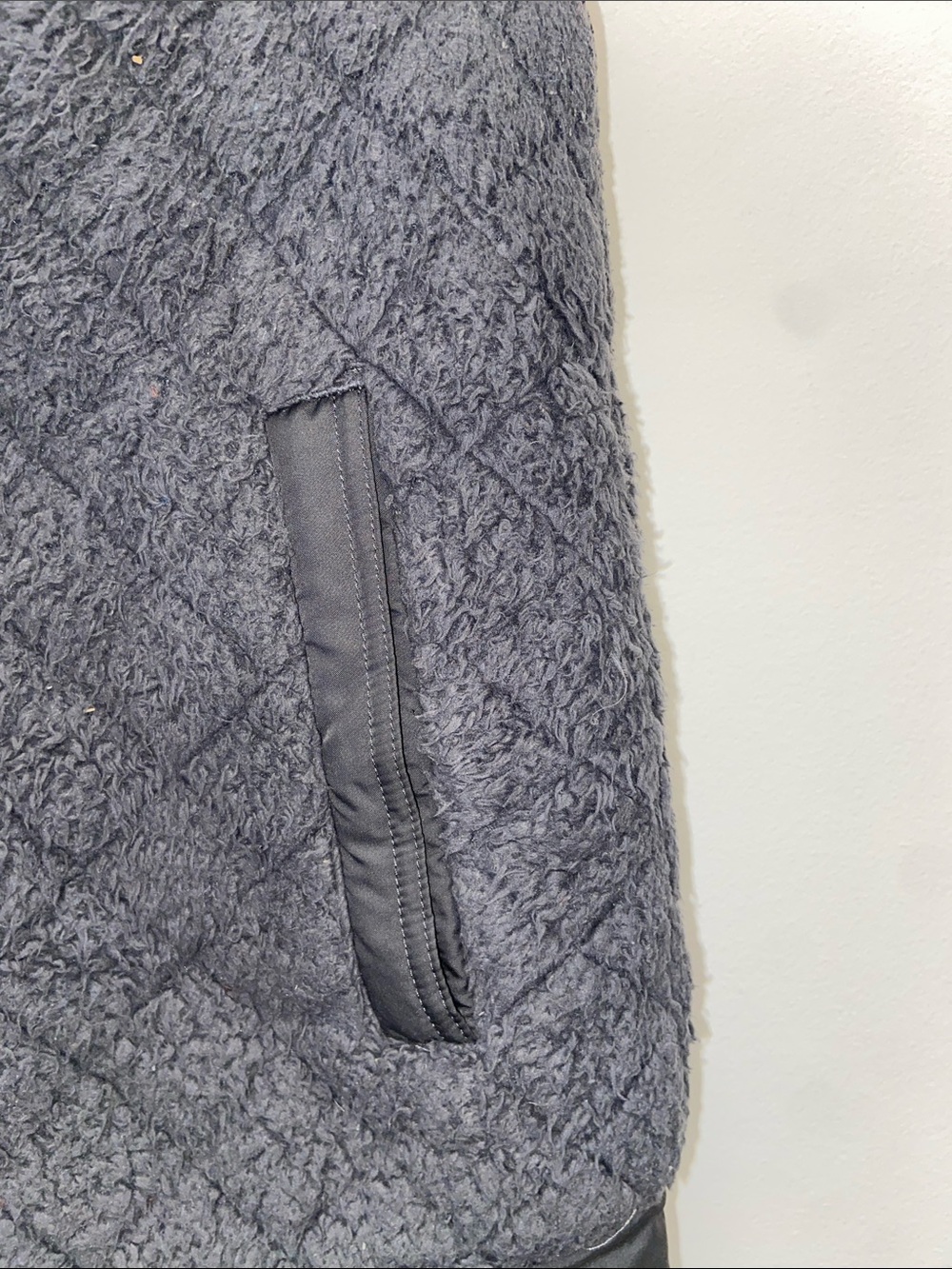 Patagonia LosGatos Reversible Charcoal Fleece Puffer Weather Resistant Vest 3791 - Picture 7 of 10